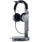 Satechi Headphone Stand w/ USB-C to USB-A - Space Grey-Slim aluminum stand provides a simple storage solution for your headphones