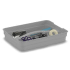 KIS Latchmate+  Carry-All Storage Bin with Organizer Tray, 14L, Clear-Stackable