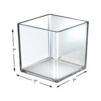 Azar Displays Deluxe Cube for Countertop, 7" x 7" x 7", 4 Pack (556307)-Counter top displays