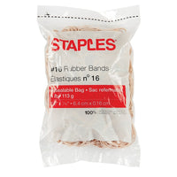 Staples Economy Rubber Bands - Size #16-Nothing beats a rubber band for holding things together
