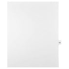 Mark Maker Legal Exhibit Index Tab White Single Tabs, 1/15th Cut, Letter Size, No Holes, Number 130, 25 Pack-White Single Tabs, 1/15th Cut