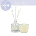 Aromabotanical Lavender Orange & Chamomile Gift Set Candle + Diffuser (16-AB/SET LO )-Aromabotanical gift set combines a 50 ml reed diffuser containing custom blended Australian essential oils, and a 2oz mini candle.