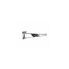 Wamaco 8" Gridwall Shelf Bracket, Black, 10 Pack-Ideal for glass, wood and melamine shelves for product display