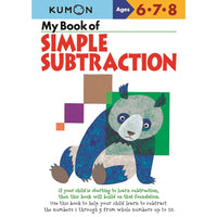 Kumon Publishing Kid's Educational Workbooks - My Book Of Simple Subtraction - Grade 1 - 6-Children's Educational