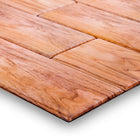 CTG Brands 3D Tile Oak Woodgrain Peel and Stick Wall Tiles, 11.8" x 11.8", Beige, 6 Pack-Perfect size: each backsplash tile measures 11.8"L x 11.8"H in dimensions (approx. covers 5.80 sq. ft. per carton) which is 40% more area than a 10" x 10" tile covers
