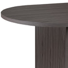 Flash Furniture 6 Foot (72 inch) Oval Conference Table - Rustic Grey-Smooth Stain-Resistant top