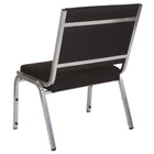 Flash Furniture HERCULES Series Black Antimicrobial Fabric Bariatric Medical Reception Chair-Black Antimicrobial Fabric Upholstery