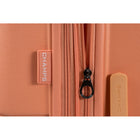 Champs Linen 3-Piece Hardside Luggage Set - Expandable - Coral-With Wheels - 28"  Case 30" H x 18" W x 12" D, 24"  Case 26" H x 16" W x 11" D, 20"  Case 21" H x 13.5"  x 9" D