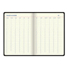 Letts Undated Icon Plan Ahead 5 Year Diary - 8 1/4" H x 5 3/4" W - Black-Week to view diary