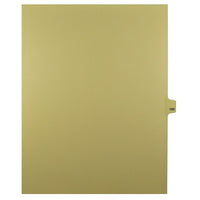 Mark Maker Legal Exhibit Index Tab Buff Single Tabs, 1/25th Cut, Letter Size, No Holes, Number 189, 25 Pack-Buff Single Tabs, 1/25th Cut