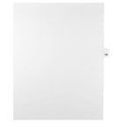 Mark Maker Legal Exhibit Index Tab White Single Tabs, 1/25th Cut, Letter Size, No Holes, Number 186, 25 Pack-White Single Tabs, 1/25th Cut
