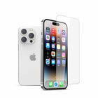 22 Cases Tempered Glass Screen Protector  for iPhone 15 Pro Max-0.3 mm thickness