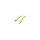 StarTech  Câble de raccordement moulé C6PATCH10YL de catégorie 6, 10 pi, jaune-Deux connecteurs RJ-45 mâles assurent une connectivité transparente