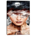 Designart Nightwalker Street Art Canvas Artwork, (PT3606-24-40)-Print