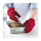 Trudeau Pair of Kitchen Gloves-Exterior made of fire resistant aramid fibers