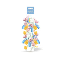 Millbrook Studios Swirly Bows, White, Pink, Blue, Yellow, 12 Pack (76011)-White, Pink, Blue, Yellow