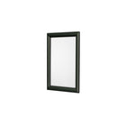 Futech Snap Frame Sign Holder-Mitered Corner, 11"W x 13"H, Black, 2 Pack-Material: Anodized Aluminum
