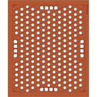 Wearwell Grade "A" No. 482, 30" x 60"-Specially formulated anti-bacterial nitrile rubber composite designed to withstand solutions used in a wide variety of food processing environments