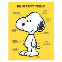 Eureka Peanuts The Perfect Friend Poster, 17" x 22"-Size: 17" x 22"