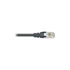 BlueDiamond Cat6A Patch Cable, Solid, Black, 14ft, (6628)-350Mhz Stranded 4 pair 8 conductor Unshielded Twisted Pair (UTP) cable