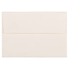 JAM Paper 4bar A1 Envelopes, 3.63 x 5 1/8, Strathmore Natural White Laid, 1000 Pack (900913182B)-Natural white