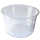 Fabri-Kal Polyethylene Round Deli Containers, 16 oz., Clear, 500 Pack-Clear