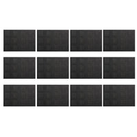 Maxwell & Williams Squares Placemat - Black - Pack of 12-Dinnerware