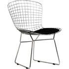 Nicer Furniture Bertoia Style Wire Side Chair - Black-Dining Chair