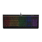 HP HyperX Alloy Core RGB Gaming Keyboard - Black-Alloy Core RGB is stylish, nicely-featured, and durable, making it a great all-around multimedia keyboard for gamers