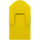 JAM Paper Plastic Business Card Case, Yellow, 100 Pack (291618971B)-Portfolio flap: Round