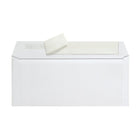 Staples Laser/Inkjet #10 Envelopes with QuickStrip Flap - 4-1/8" x 9-1/2" - White - 100 Pack-Square flap with side seams delivers a professional look and a durable finish