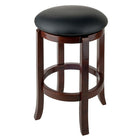 Winsome Wood Walcott 24" Swivel Bar Stools (94164)-Made of Solid Wood