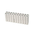 Futech Thermal POS Paper Rolls - White - 2-1/4" W x 30' L - 100 Pack (POS30BOX)-Dimensions: 2-1/4" W x 30' L x 1" Diameter