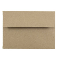 JAM Paper 4bar A1 Envelopes, 3.63 x 5 1/8, Brown Kraft Paper Bag Recycled, 250 Pack (LEKR900SFH)-Brown Kraft paper bag recycled envelope