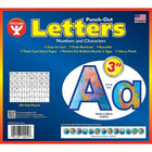 Hygloss Products 3" Punch-Out Letters Globes, 1050 Pack (HYG10019)-Letters/Decoration