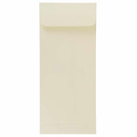 JAM Paper #10 Policy Business Strathmore Envelopes - 4.125" x 9.5" - Natural White Wove - 50 Pack-Colour: Natural White