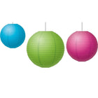 Lanternes en papier Brights de ressources créées par l'enseignant - Paquet de 9-Ces lanternes en papier chics sont idéales pour ajouter une touche de couleur dans votre salle de classe.