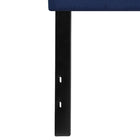 Flash Furniture - Tête de lit Cambridge très grand touffetée et rembourrée en tissu marine-Rembourrage en tissu marine