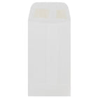 JAM Paper #3 Coin Envelopes, 2.5 x 4.25, White, 250 Pack (1623183H)-White paper envelope