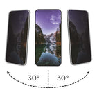 TUFF8 - Verre trempé de confidentialité avec plateau d'installation pour iPhone 15 Plus-Créé avec un verre spécial qui permet une expérience tactile fluide