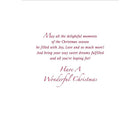 Merry Christmas, Poinsettia, 18 Pack-Card shop quality greeting cards