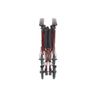Drive Medical Lightweight Transport Wheelchair, Red, 19" Seat-Comes with seat belt for added safety