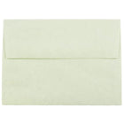 JAM Paper A6 Invitation Envelopes, 4.75 x 6.5, Parchment Green Recycled, 250 Pack (13278H)-Green parchment recycled envelope