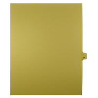 Mark Maker Legal Exhibit Index Tab Buff Single Tabs, 1/25th Cut, Letter Size, No Holes, Number 65, 25 Pack-Buff Single Tabs, 1/25th Cut