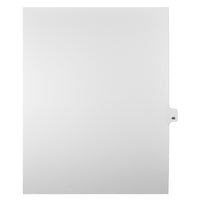 Mark Maker Legal Tabs - Letter Size - White - 1/25th cut - 25 tabs per package - 5 packages Pack - Number 40-White Single Tabs