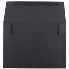 JAM Paper A6 Invitation Envelopes, 4.75 x 6.5, Black, 100 Pack (22115363g)-Size: A6 (4 3/4" x 6-1/2")