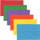 JAM Paper A10 Invitation Envelopes - 6 x 9.5 - Assorted Bright Colours - 150 Pack -Assortment of Coloured A10 Envelopes: Blue, Red, Orange, Green, Purple, and Yellow