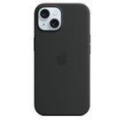Apple iPhone 15 Silicone Case with Magsafe - Black-For use with Apple iPhone 15