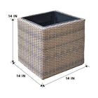 Koolatron Wicker Deck/Balcony Pond Kit-6