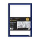 SECO Snap Poster Frame Case - 24" x 36" - Blue-Quick snap spring hinged front load frame makes it quick and easy to switch posters and pictures